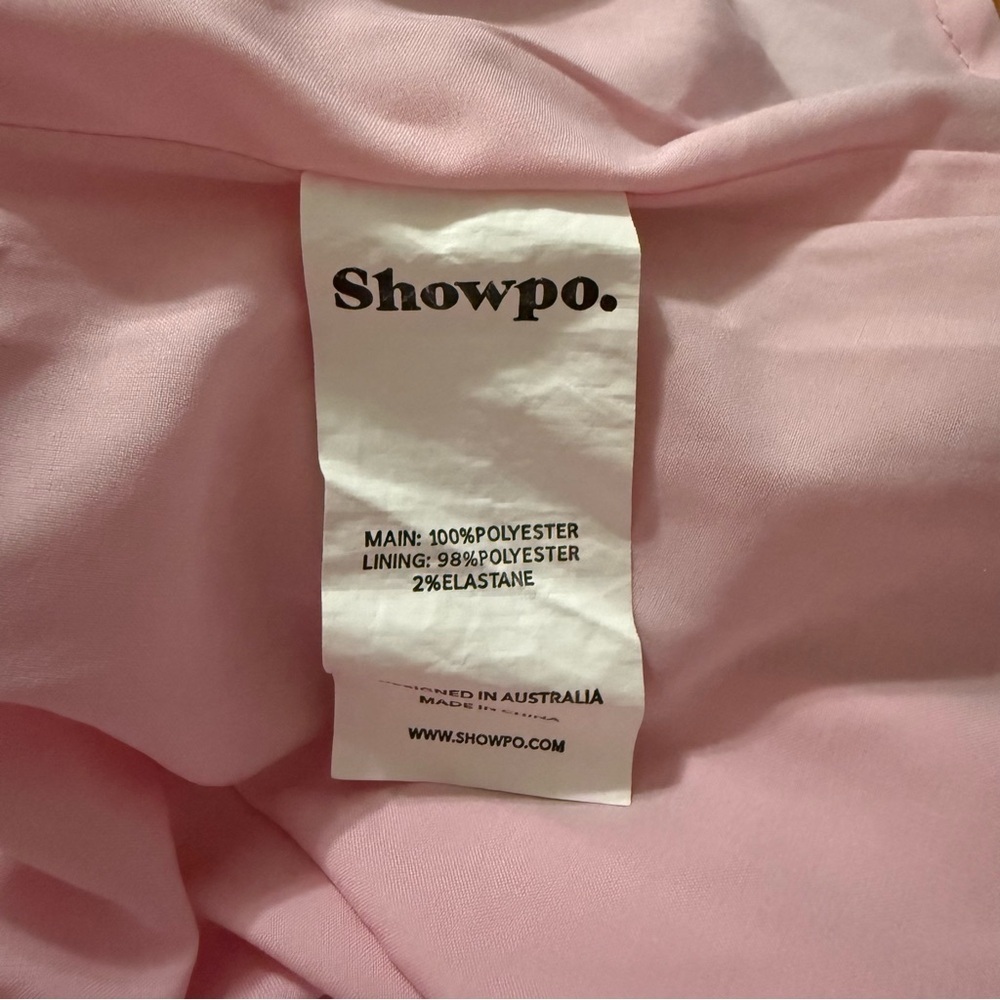 SHOWPO Coquette Phorchia Mini Floral Puff Sleeve Corset Dress Size 6 - Picture 16 of 16